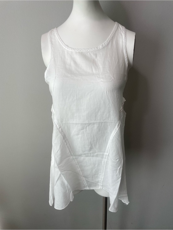 Hard Tail Tops - Hard Tail White Sleeveless Scoop Tank
